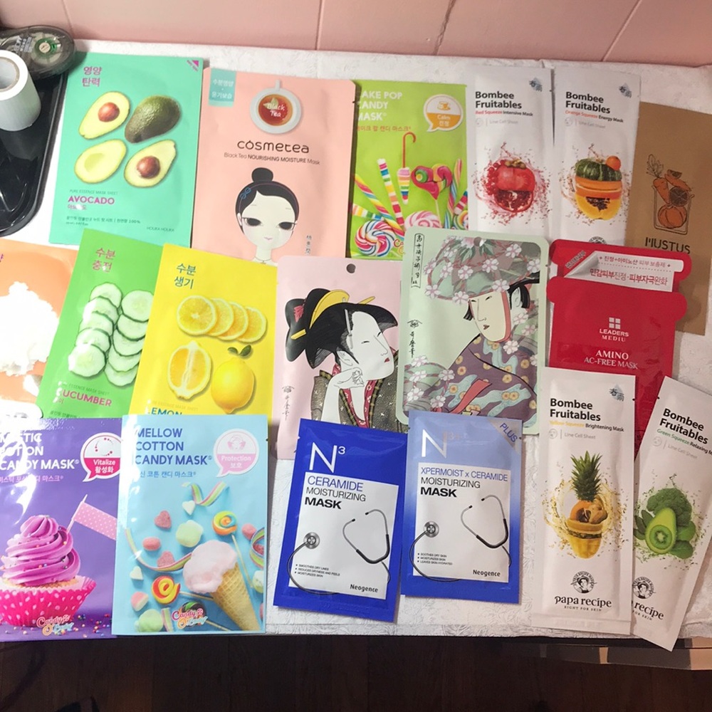 Facial Sheet Mask Bundle 20 Pieces brand new